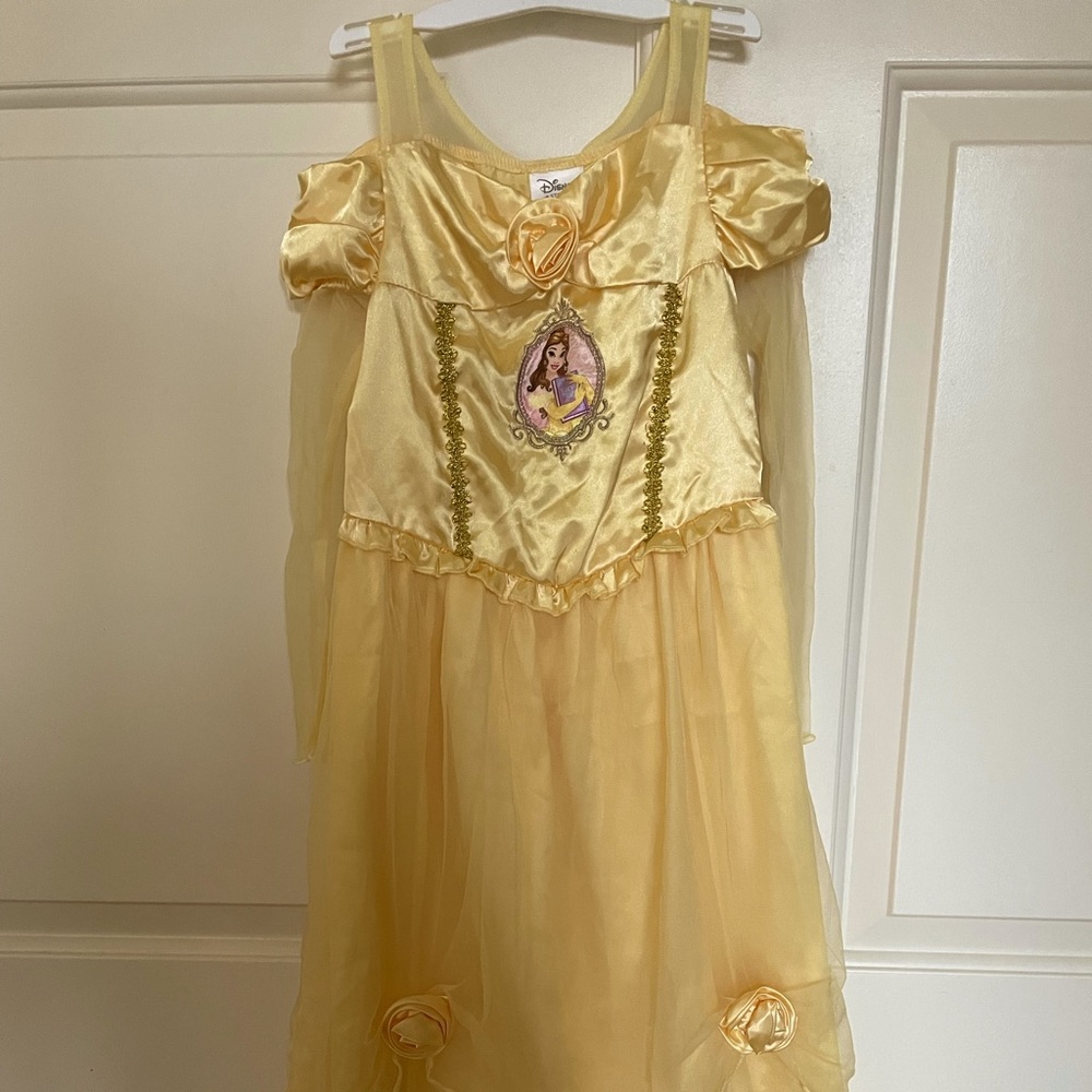 Super soft girls Disney Belle dress, size 5/6
